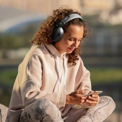 Porodo Soundtec Onyx Sonic Wireless Headphone - Black